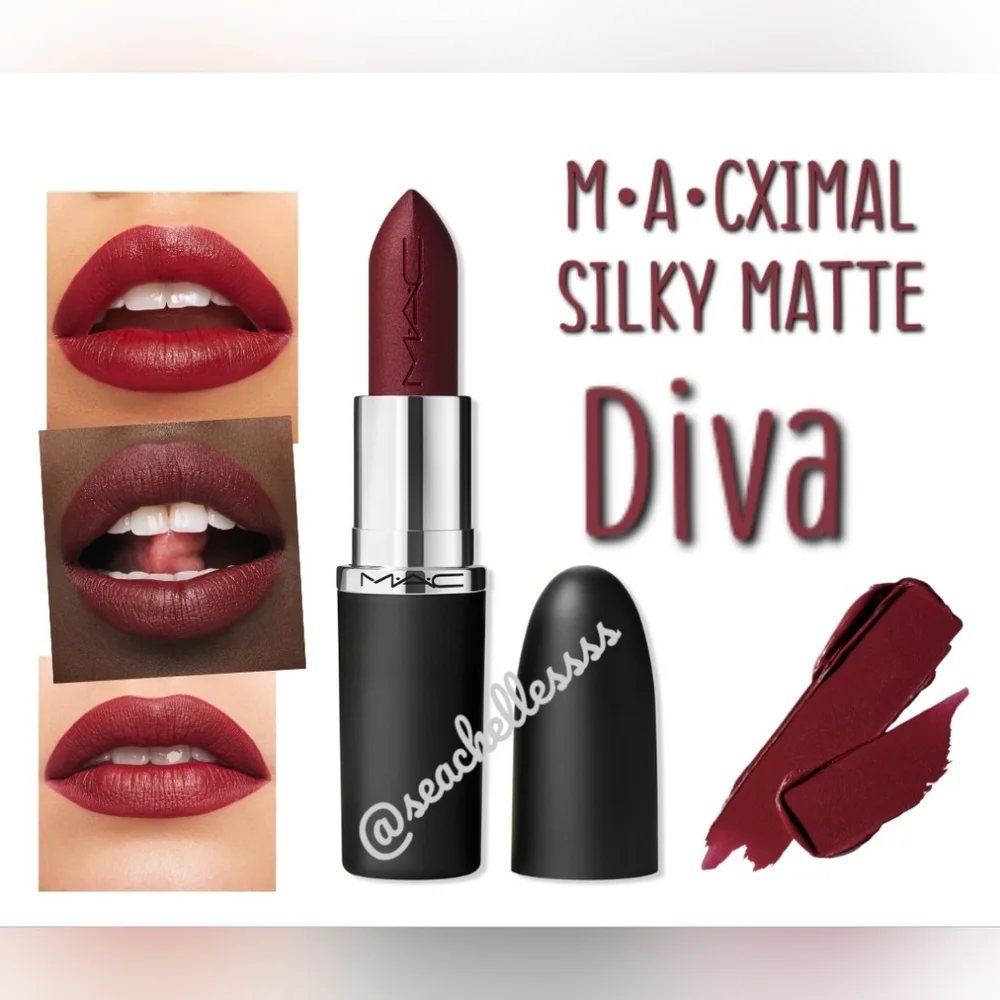 M·A·CXIMAL SILKY MATTE LIPSTICK | Diva | Brand New in Box | Authentic